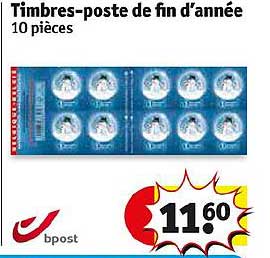 timbres-poste de fin d'année