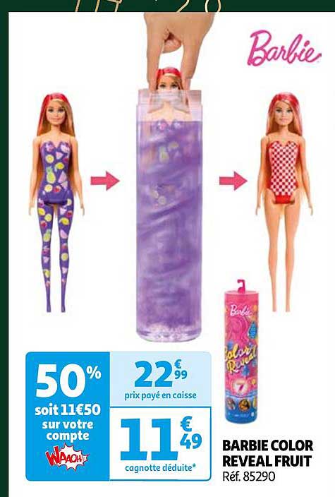 Barbie Color Reveal Fruit