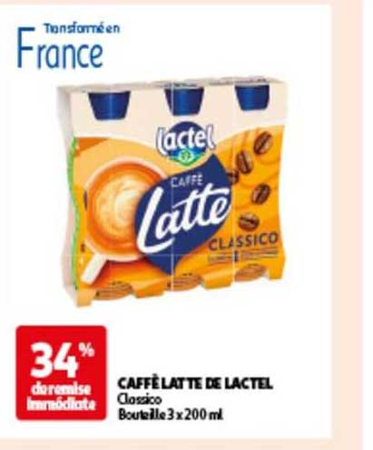 caffè latte de lactel