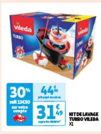 Kit De Lavage Turbo Vileda