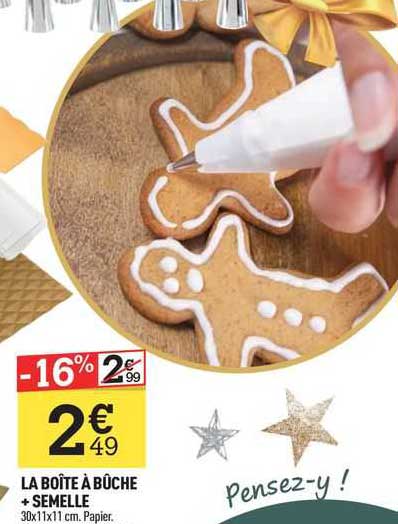 la boîte à bûche + semelle