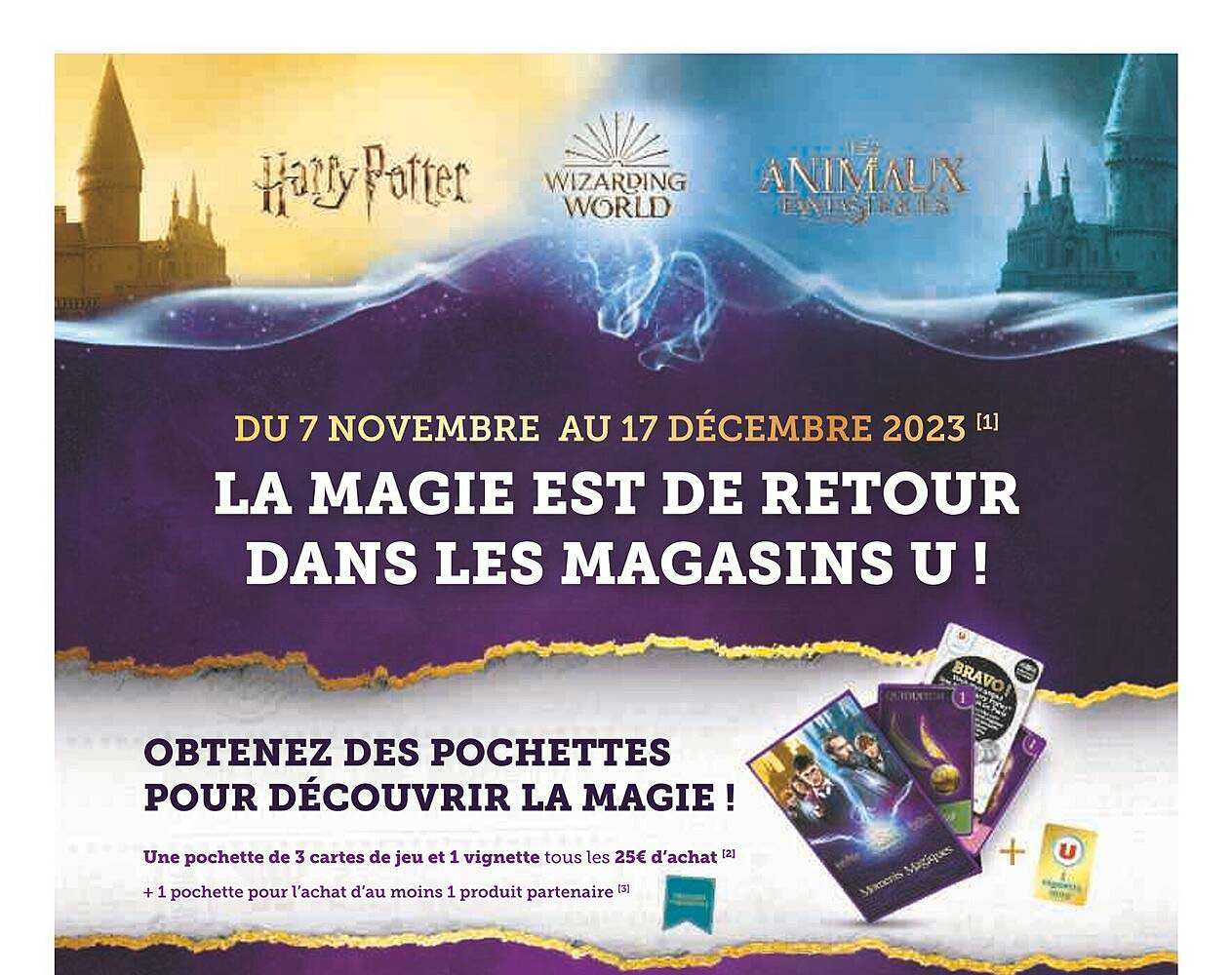 la magie est de retour dans les magasins u !