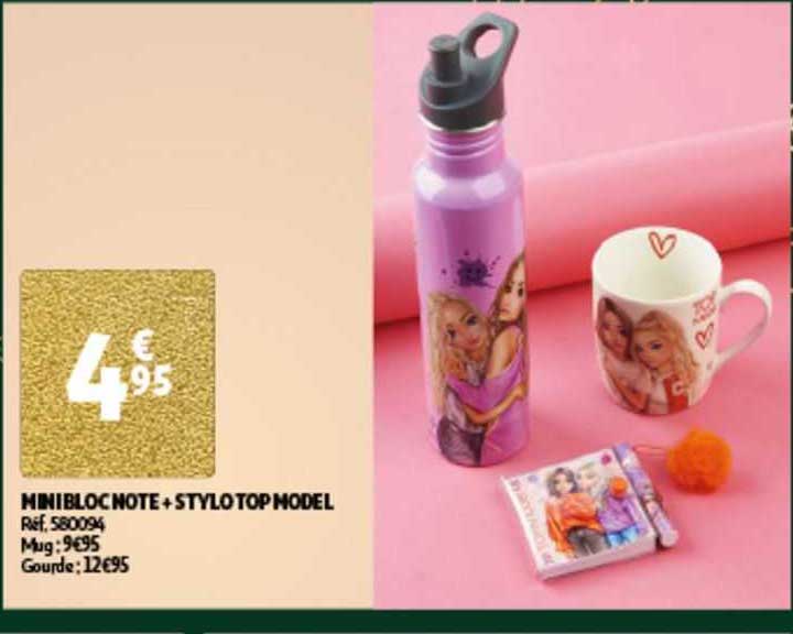 mini bloc note + stylo top model