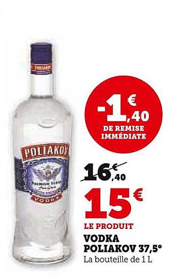 Vodka Poliakov 37,5°