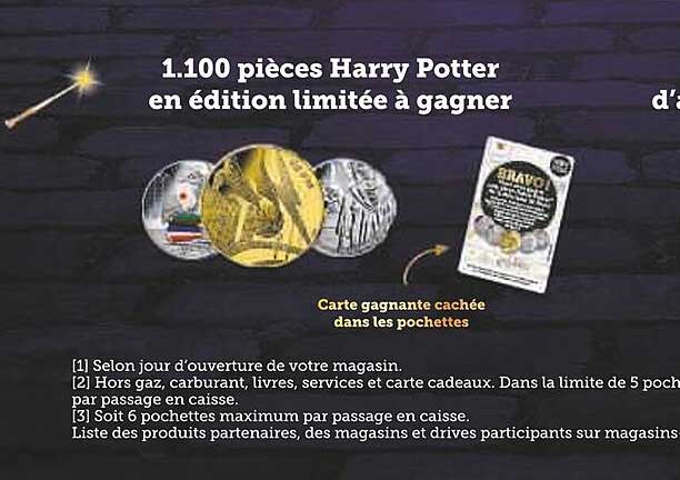 1.100 pièces harry potter en édition limitée à gagner