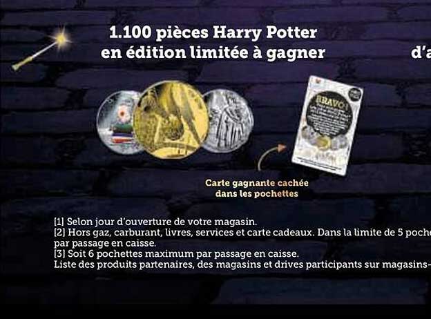 1.100 pièces harry potter en édition limitée à gagner