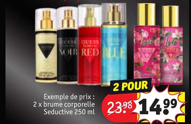 2 x  brume corporelle seductive