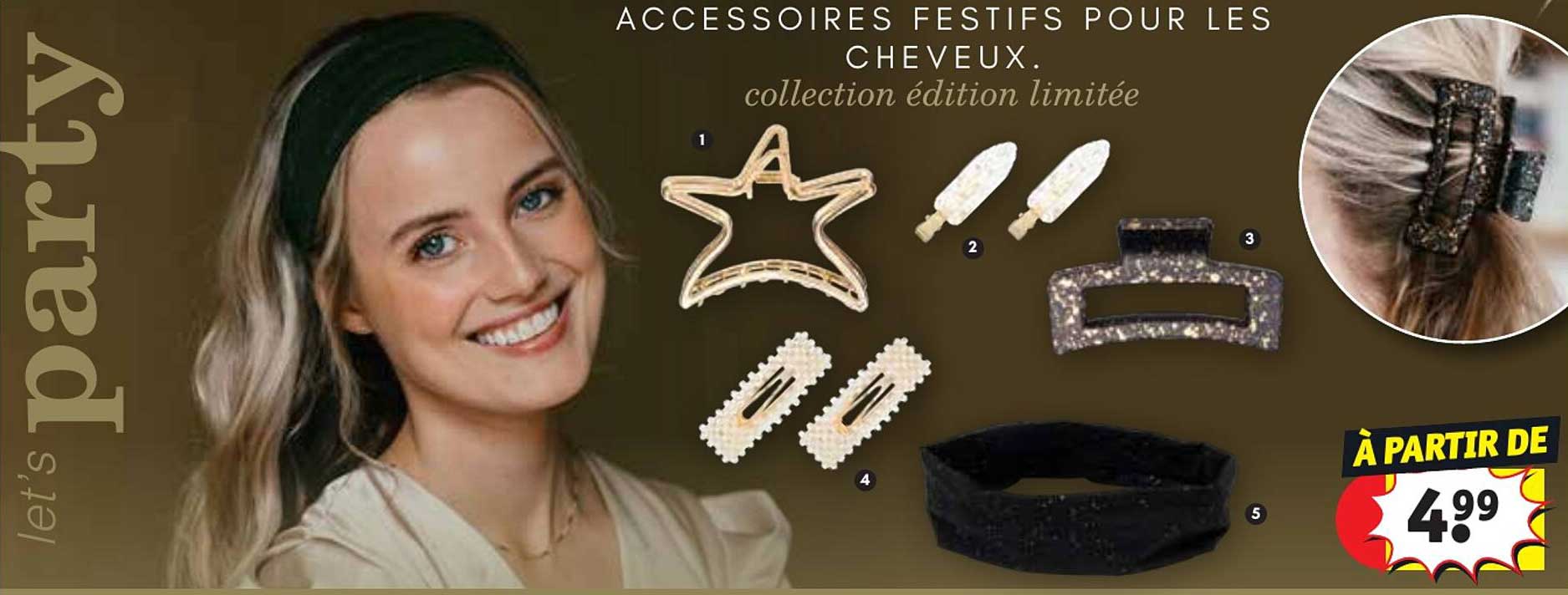 accessoires festifs pour les cheveux