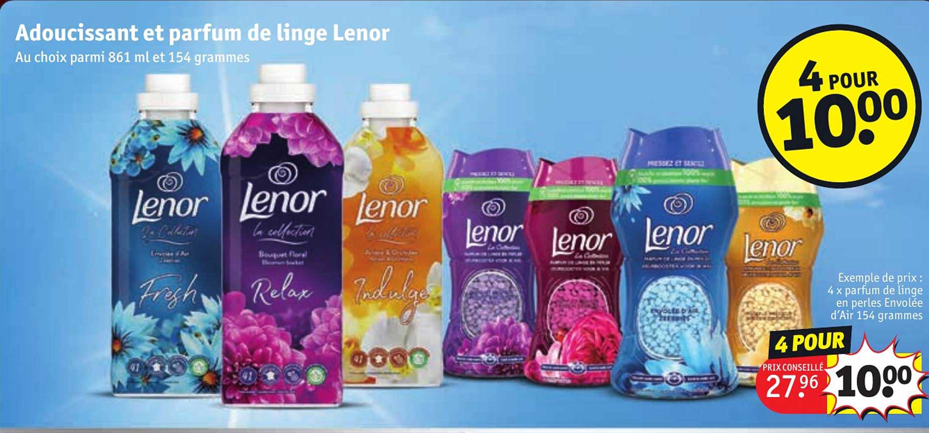 Adoucissant Et Parfum De Linge Lenor