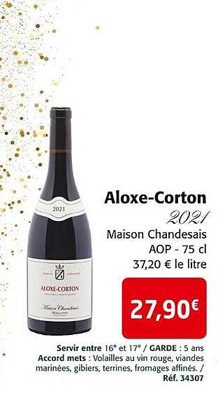 aloxe-corton 2021 maison chandesais aop