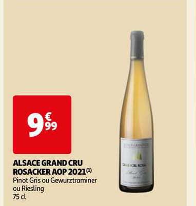 alsace grand cru rosacker aop 2021 pinot gris ou gewurztraminer ou riesling
