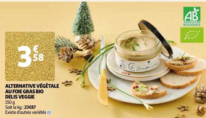 alternative végétale au foie gras bio delis veggie