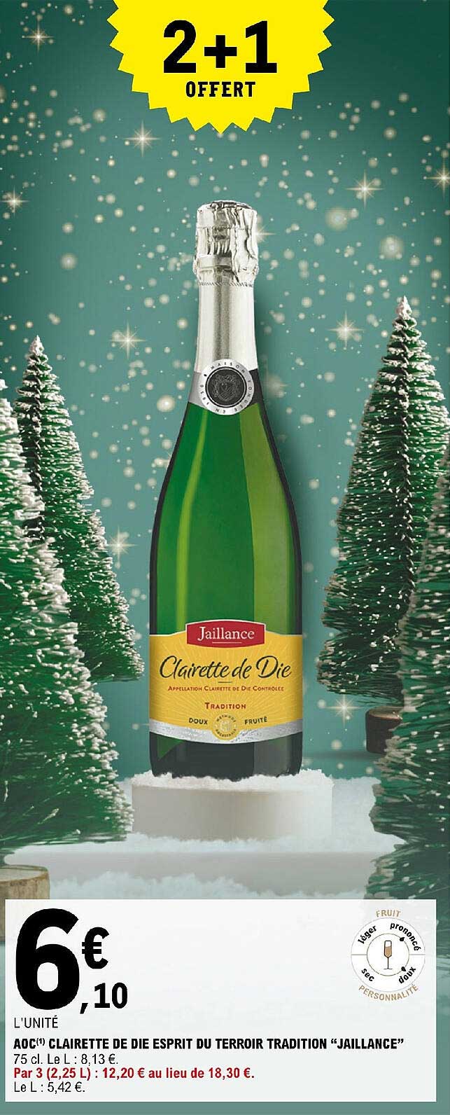 aoc clairette de die esprit du terroir tradition "jaillance"