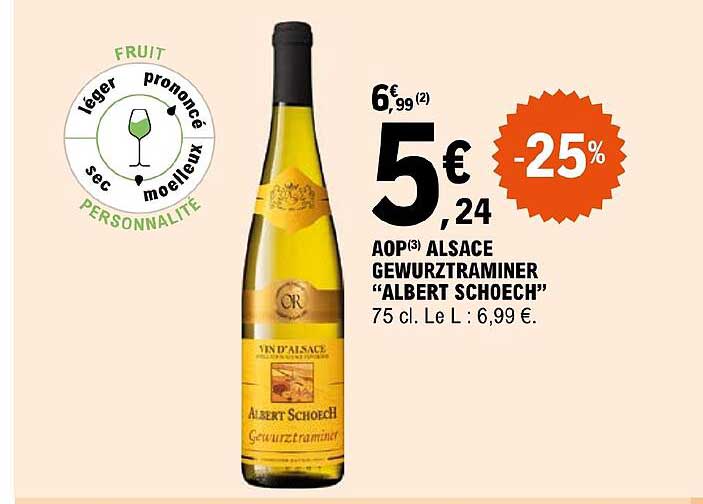 aop alsace gewurztraminer "albert schoech"