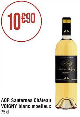 aop sauternes château voigny blanc moelleux