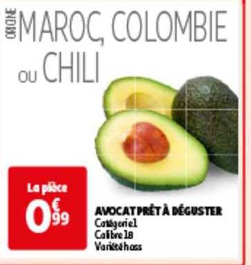 avocat prêt à déguster