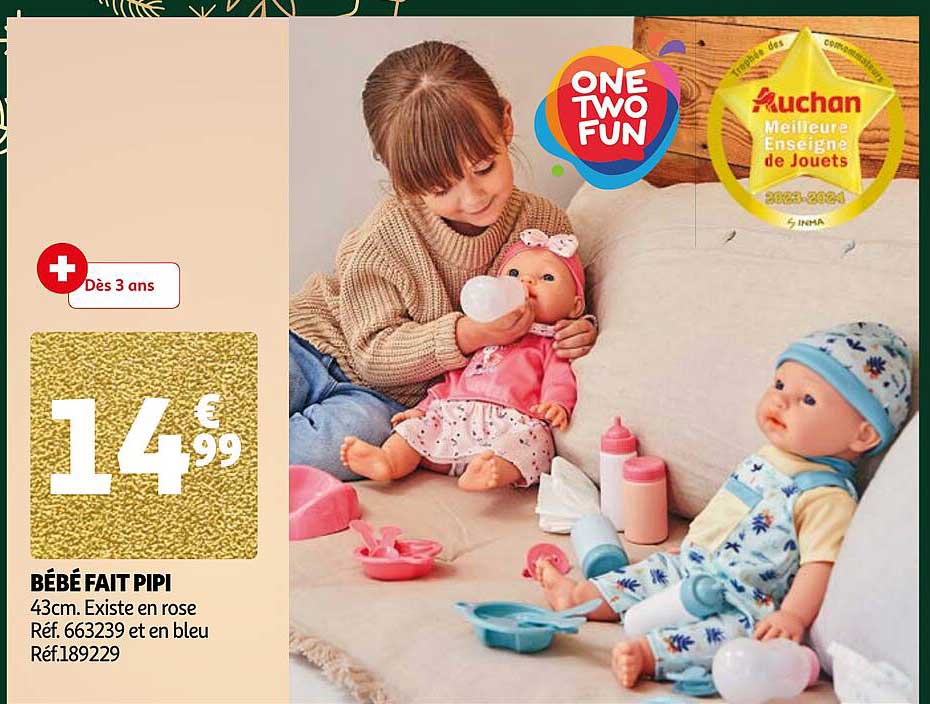 bébé fait pipi one two fun