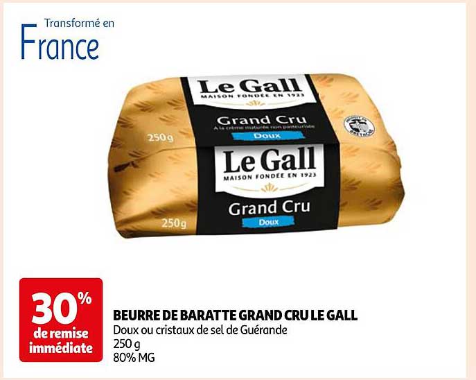 Beurre De Baratte Grand Cru Le Gall
