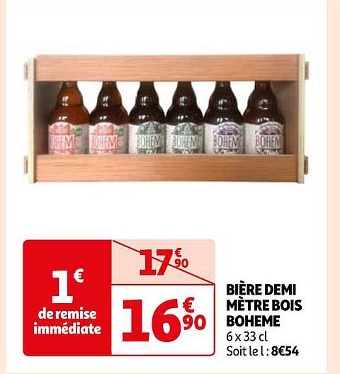 bière demi mètres bois boheme