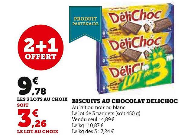 Biscuits Au Chocolat DéliChoc