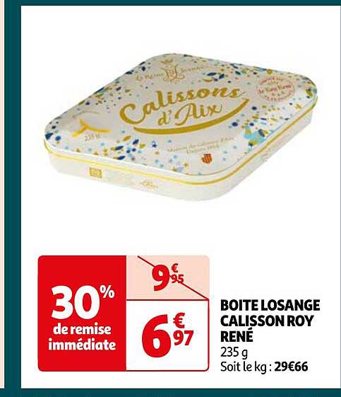 Boîte Losange Calisson Roy René