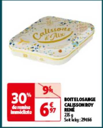 boîte losange calisson roy rené