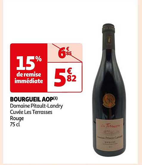 Bourgueil Aop Domaine Pitault-landry Cuvée Les Terrasses Rouge
