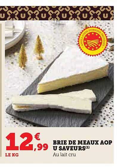 Brie De Meaux Aop U Saveurs