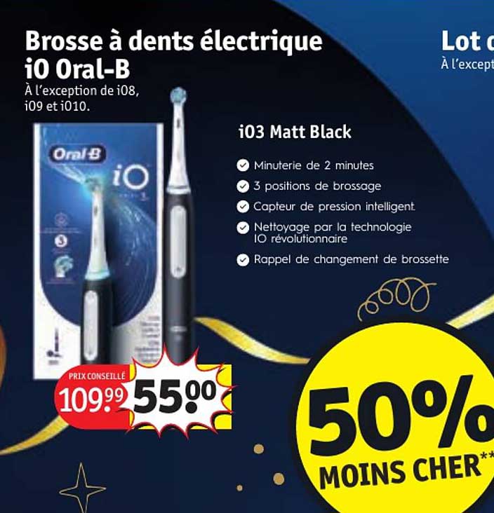 brosse à dents électrique i0 oral-b