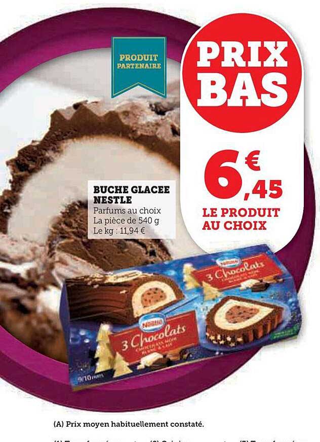 Bûche Glacée Nestlé
