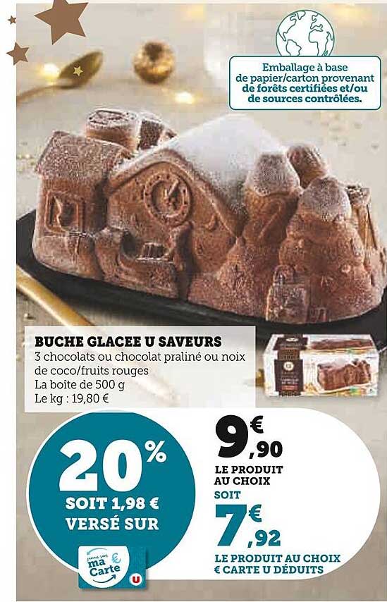 Buche Glacée U Saveurs