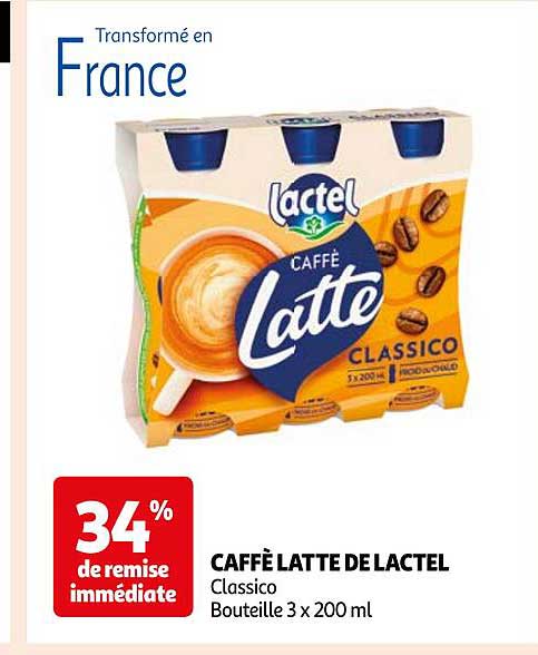caffè latte de lactel