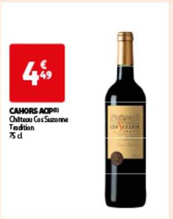 cahors aop château cos suzanne tradition