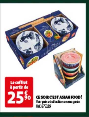 ce soir c'est asian food !