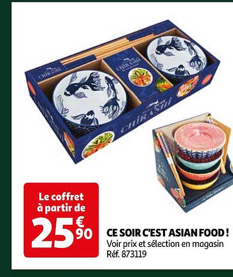 ce soir c'est asian food !