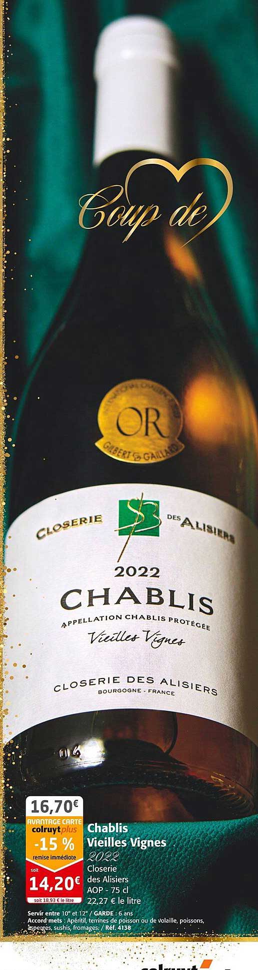 chablis vieilles vignes 2022