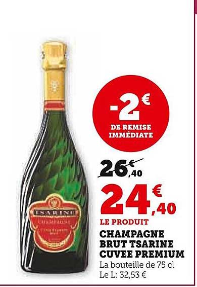 Champagne Brut Tsarine Cuvée Premium