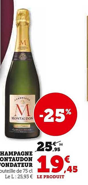 Champagne Montaudon Fondateur