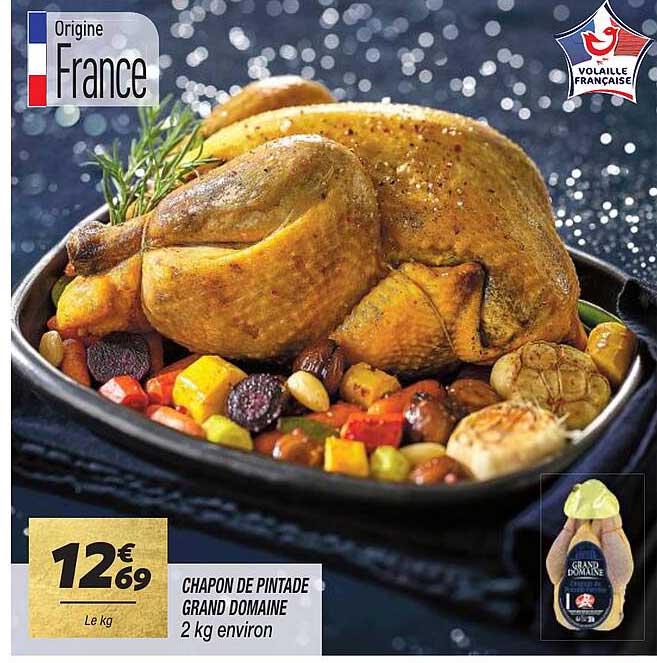 chapon de pintade grand domaine