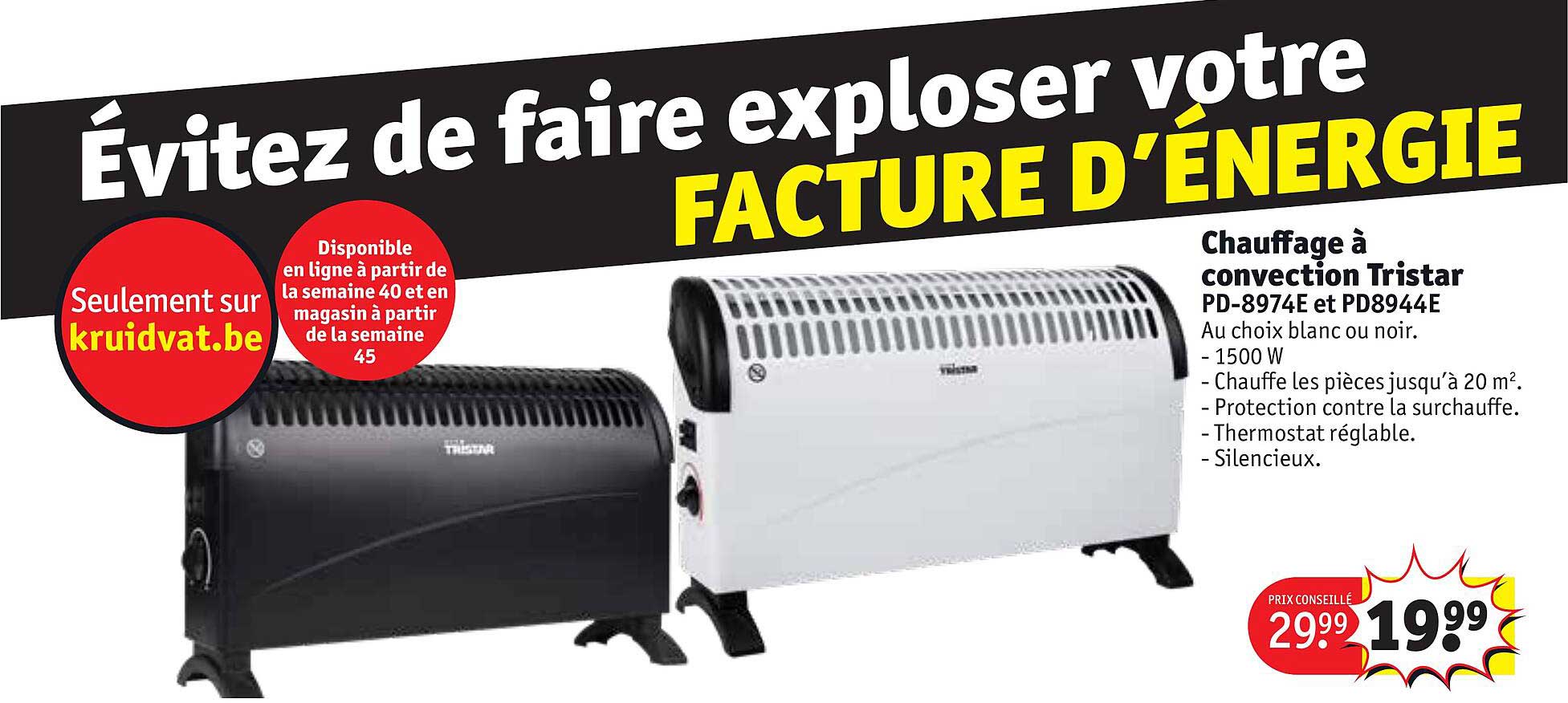 chauffage à convection tristar