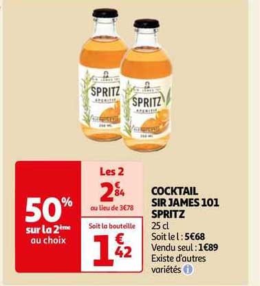 cocktail sir james 101 spritz