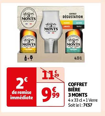 coffret bière 3 monts