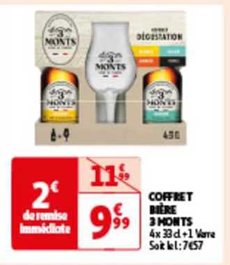 coffret bière 3 monts