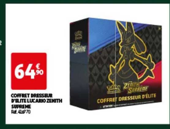 coffret dresseur d'élite lucardio zenith suprême