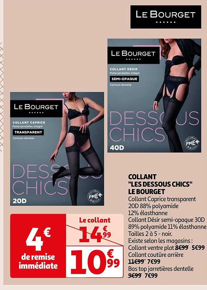 Collant "les Dessous Chics" Le Bourget