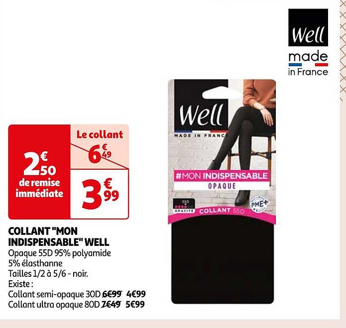 collant "mon indispensable" well