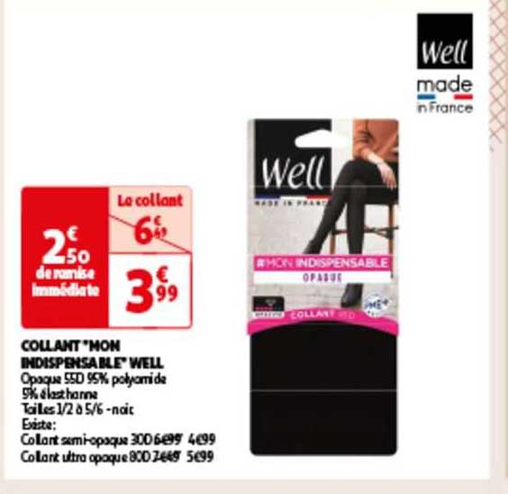 collant "mon indispensable" well