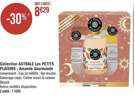 collection astrale les petits plaisirs: amande gourmande
