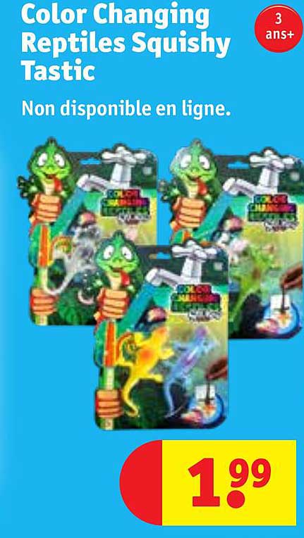 color changing reptiles squishy tastic