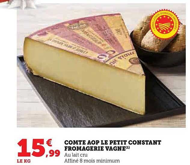 comte aop le petit constant fromagerie vagne